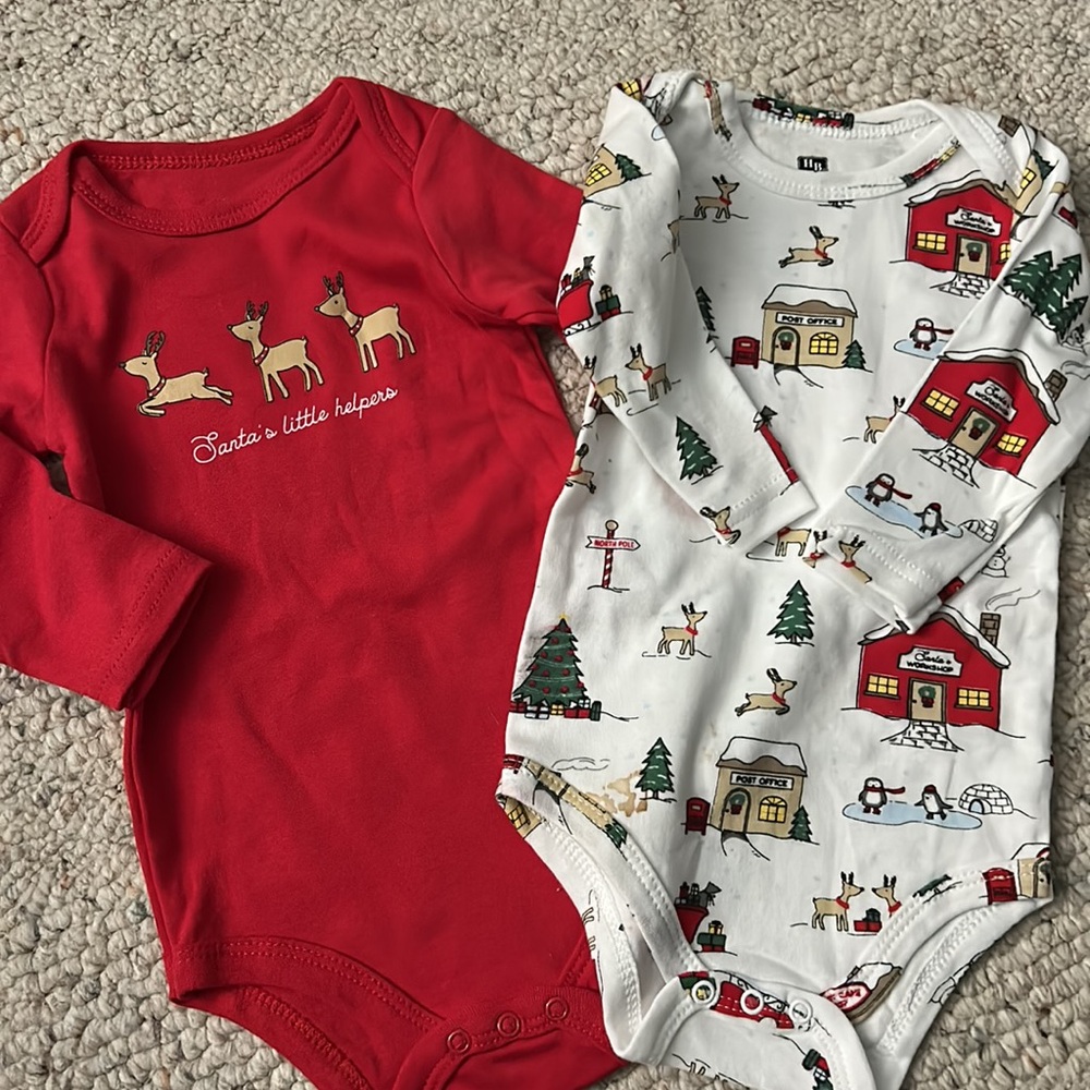 Christmas onesies